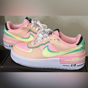 Nike Air Force 1 Shadow Arctic Punch Barely Volt Women’s 8.5 NWOB